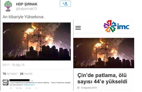 Provokatörlerin yalanı ortaya çıktı