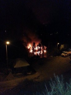 Köy İlkokulunda Yangın