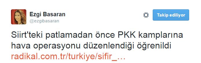 Ezgi Başaran'dan tepki çeken tweet