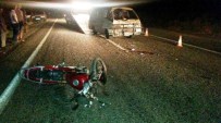 ŞERİT İHLALİ - Ödemiş-Kiraz Yolunda Kaza Açıklaması 1 Ağır Yaralı