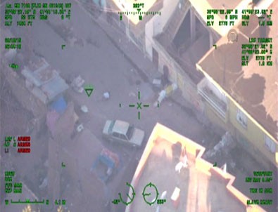 Silvan'daki terör operasyonu havadan görüntülendi