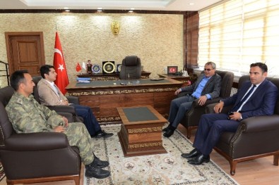 Vali Deniz, Damal Kaymakamı Vedat Yılmaz'a Hayırlı Olsun Ziyaretinde Bulundu