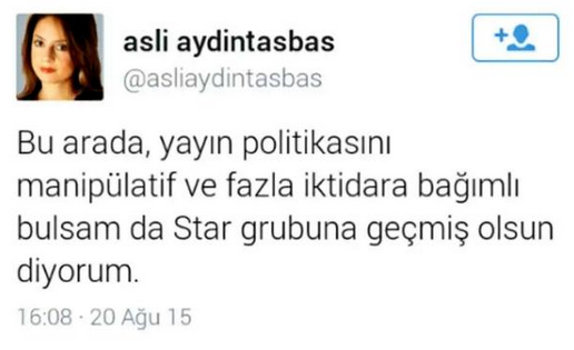Aslı Aydıntaşbaş yine şaşırtmadı