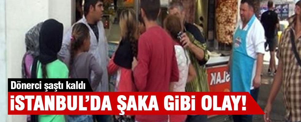 35 Suriyeliye döner ısmarladı, parasını ödemedi