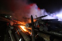 Tam 150 Elektrik Direği Yandı