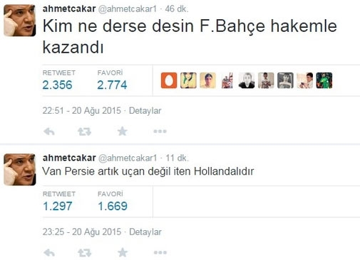 Çakar'dan F.Bahçelileri kızdıracak yorum!