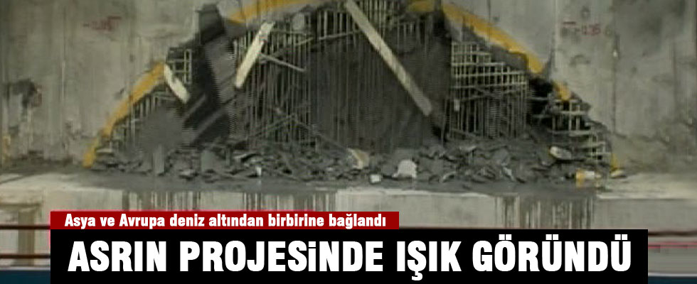 Avrasya Tüneli'nde tarihi gün