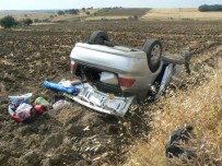 PAŞAYIĞIT - Edirne'de Trafik Kazası Açıklaması 2 Yaralı