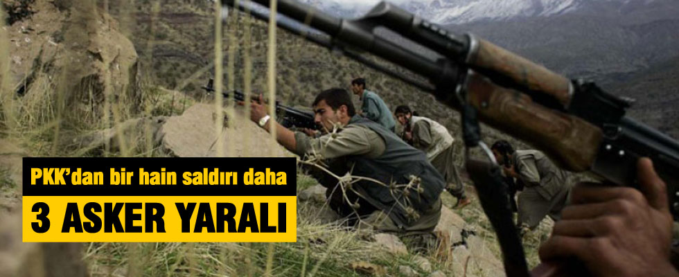 PKK'dan bir hain saldırı daha! 3 askerimiz yaralandı