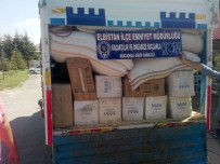 Saman Yüklü Kamyonda 70 Bin Paket Kaçak Sigara Ele Geçirildi