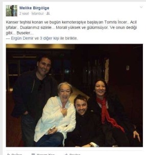 Sinema Ve Dizi, Oyuncusu Tomris İncer'e Kanser Teşhisi Konuldu