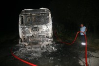 Iğdır'da Yol Kesen Teröristler Bir Tırı Ateşe Verdi