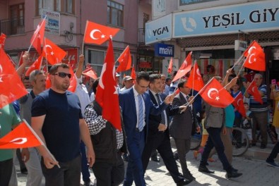 Bolvadin'de Teröre Lanet Yürüyüşü Yapıldı