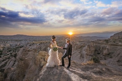 Japon Çift Kapadokya'da Evlendi