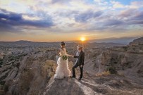 BURAK YILDIRIM - Japon Çift Kapadokya'da Evlendi
