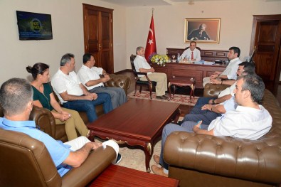 KUTSO'dan Kaymakam Uz'a 'Hoşgeldin' Ziyareti