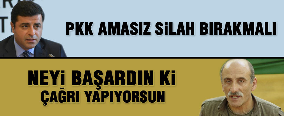 Duran Kalkan'dan Selahattin Demirtaş'a cevap