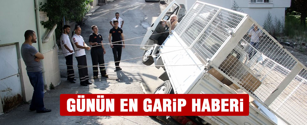 Bursa'da bir garip kurtarma operasyonu