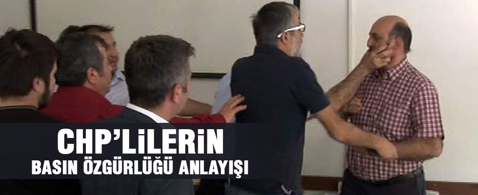 CHP milletvekilleri ile gazeteciler arasında soru polemiği