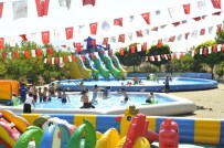 ŞİŞME OYUN PARKI - Çocuklar Portatif Havuzları Sevdi