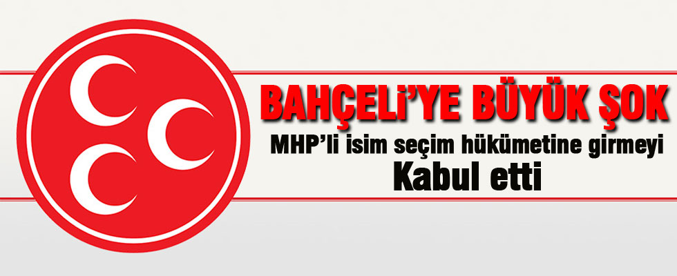 Tuğrul Türkeş teklifi kabul etti