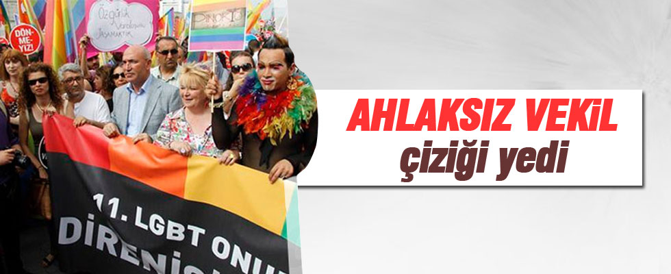 ‘Ahlaksız’ vekile çizik!