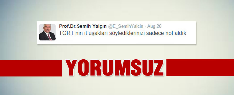 MHP'li Semih Yalçın'dan skandal sözler