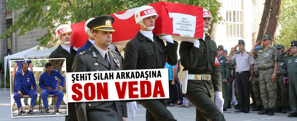 Şehit Korkmaz'a son görev