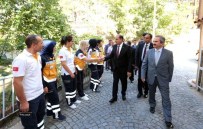 HALIL ÇOMAKTEKIN - Vali Çomaktekin'den 112 İstasyonuna Ziyaret