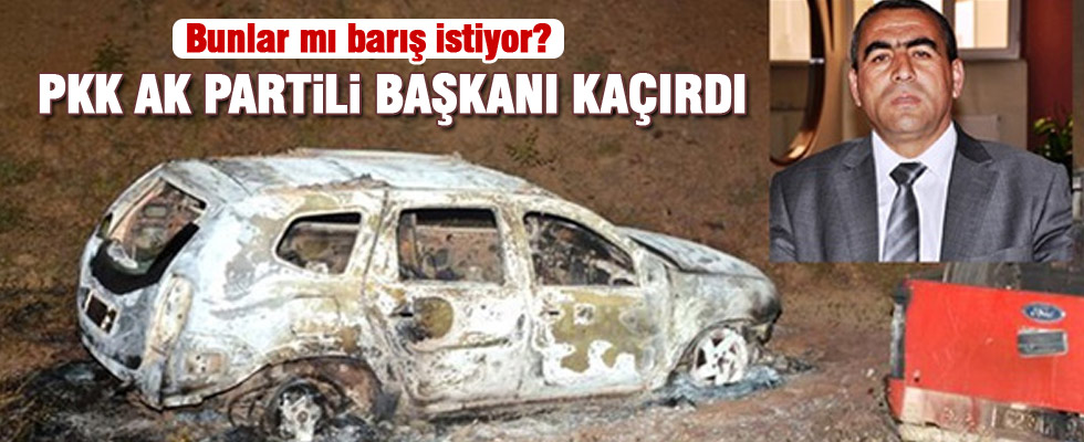PKK, AK Partili Başkanı kaçırdı