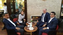 SADULLAH ERGİN - Saraç AK Parti Genel Başkan Yardımcısı Kapusuz Ve Eski Bakan Ergin İle Görüştü