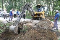 SU TAŞKINI - Akyazı'da Alt Yapı Çalışmaları Sürüyor