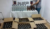Balıkesir'de 200 Şişe Sahte İçki Ele Geçirildi