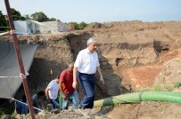 SÜLEYMAN KAYA - Başkan Çetinkaya, Özel Hastane İnşaatını İnceledi