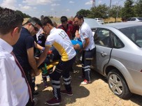 Kırşehir'de Trafik Kazası Açıklaması 1 Yaralı