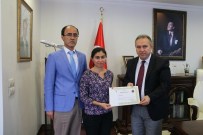 ALI FIDAN - Vali Fidan'dan Başarı Belgesi