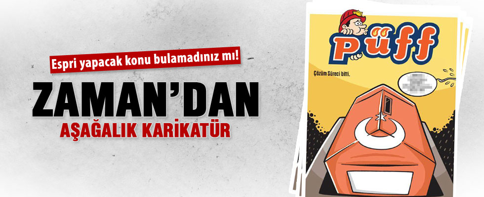 Zaman'dan tepki çeken şehit karikatürü