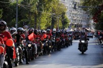 MOTOSİKLETÇİ - Antalya'da 500 Motorcudan Terör Protestosu