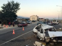 Hurdaya Dönen Otomobilden Sağ Çıktılar