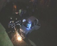 Malatya'da Otomobil Üst Geçitten Aşağı Uçtu