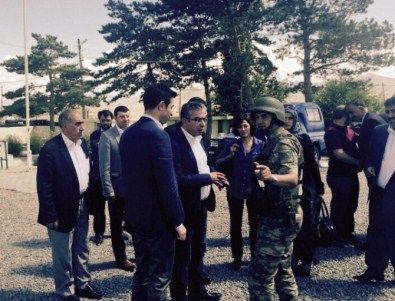 Milletvekili Uçum'dan Saldırıya Uğrayan Karakola Ziyaret