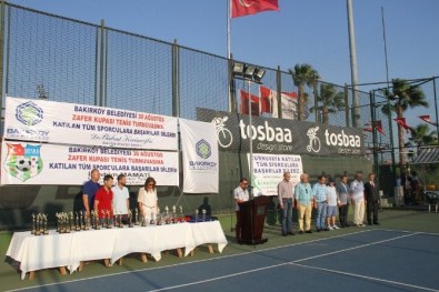 Zafer Kupası Tenis Turnuvası Sonuçlandı