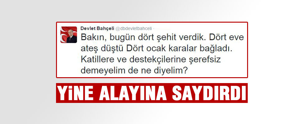 Devlet Bahçeli'den şeref tweetleri