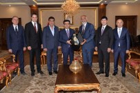 ATATÜRK POSTERİ - Kömürcüler Organize Sanayi Bölgesinden, Vali'ye Ziyaret