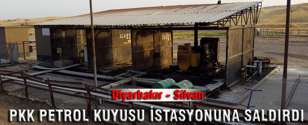 Diyarbakır'da petrol kuyusu istasyonuna saldırı