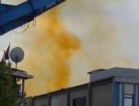 KİMYASAL TEHDİT - Tuzla Organize Deri Sanayi Bölgesi'nde kimyasal sızıntı