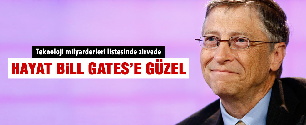 Bill Gates'in serveti dudak uçuklatıyor