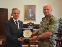 Tugay Komutanı Doğan'dan Vali Tapsız'a Veda Ziyareti