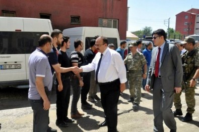 Vali Canbolat, Yüksekova'da İncelemelerde Bulundu