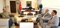 CEMIL ÇELIK - Yeni Komutan, Rektörü Ziyaret Etti